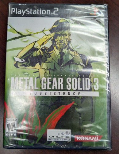 Metal gear solid subsistence - metal,