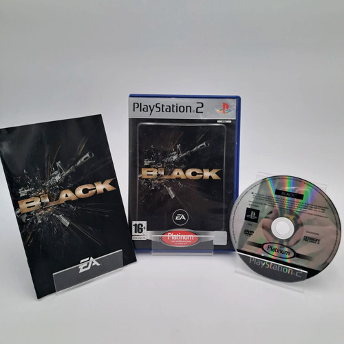 Black ps2 playstation - ps2,