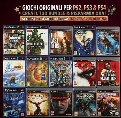 Sony playstation giochi - -,