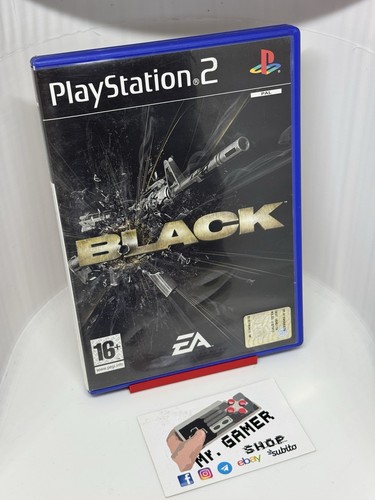Black sony playstation ps2 - black,