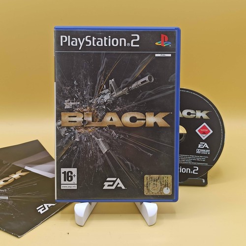 Black ps2 pal - black, cib